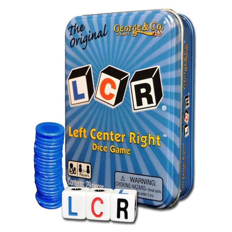 The Original LCR® Left Center Right™ Blue Tin